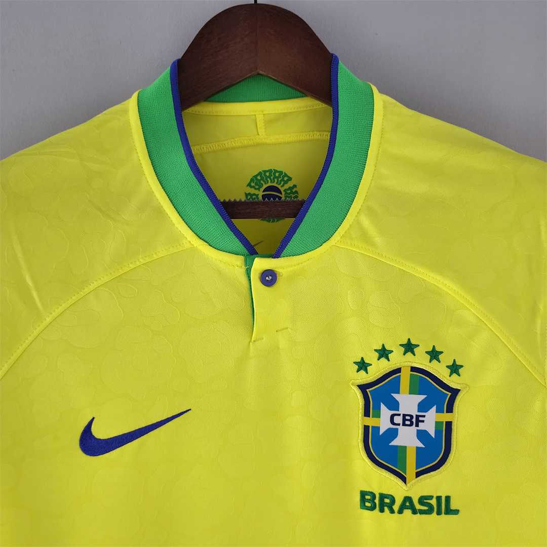 Nike Men's Brazil Home Jersey 22 Yellow / XL