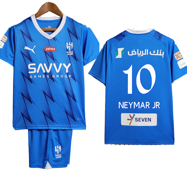 Al Hilal Neymar JR Home Kids Kit 2023/2024