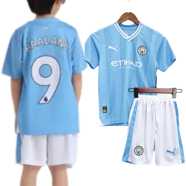 Manchester City Haaland Home Kids Kit 2023/2024