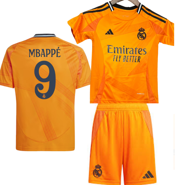 Mbappé Real Madrid Away kids kit 2024/2025