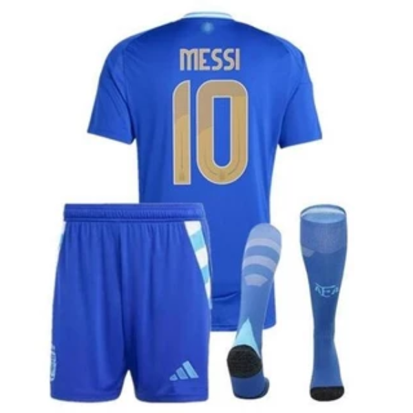 Argentina Messi Away Kids Kit 2024/2025