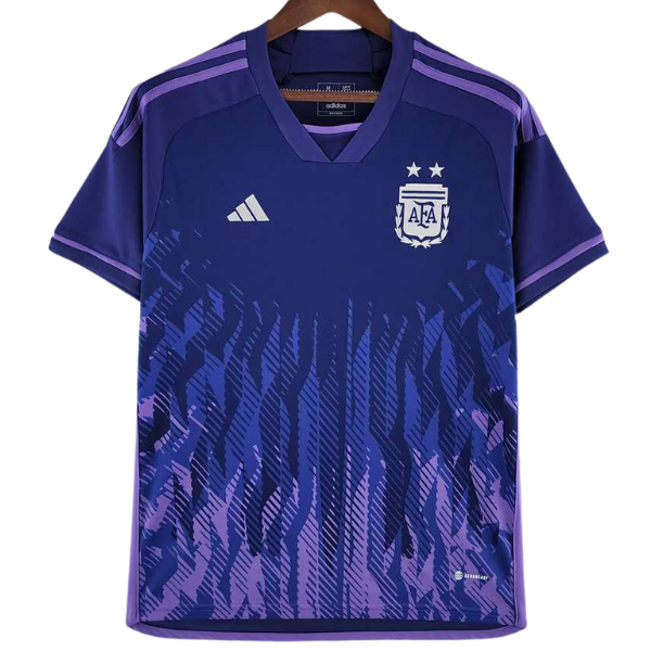 Adidas Argentina 2022-23 Messi Away Jersey Legacy Indigo/Purple Rush